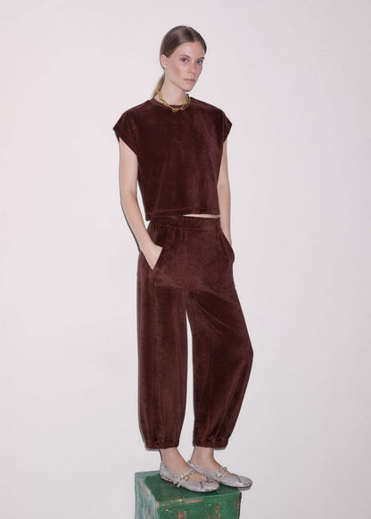 ME+EM Clothing Cinnamon Brown Relaxed Jogger Set