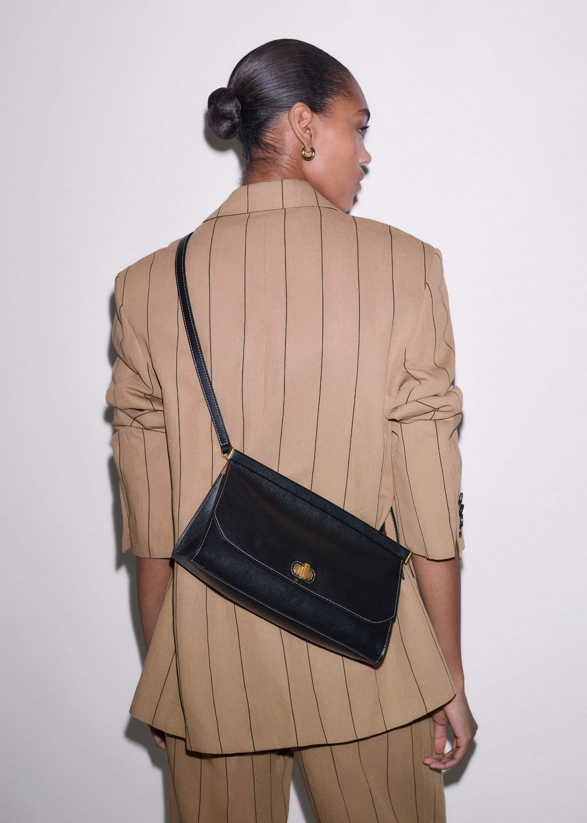ME+EM Clothing|Accessories Black Tailored Clutch Bag