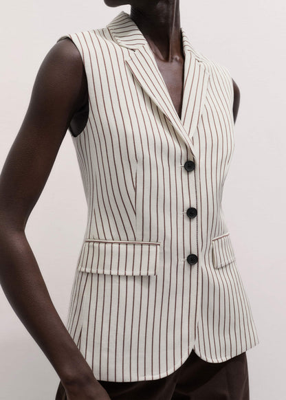 ME+EM Clothing Ivory Slim Vest