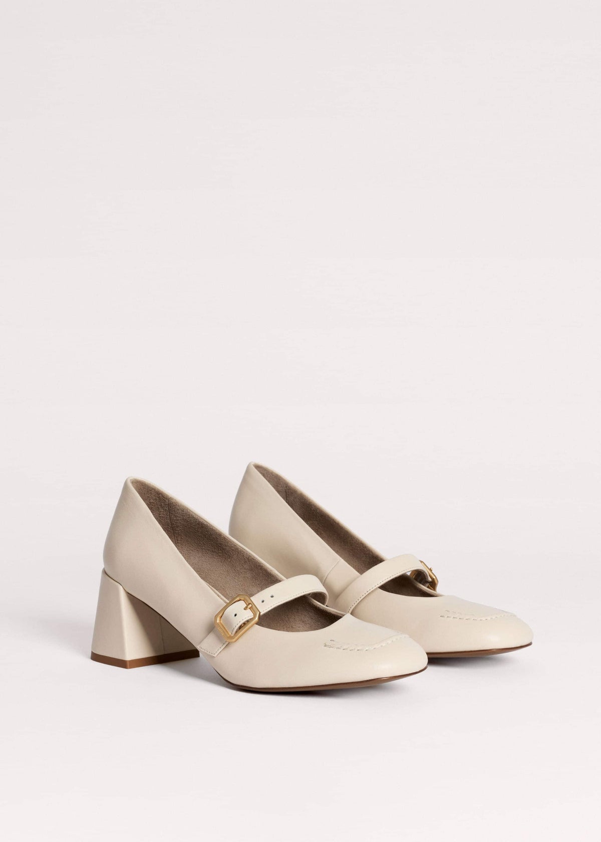 ME+EM Clothing|Accessories Cream Classic Mary Jane Heel