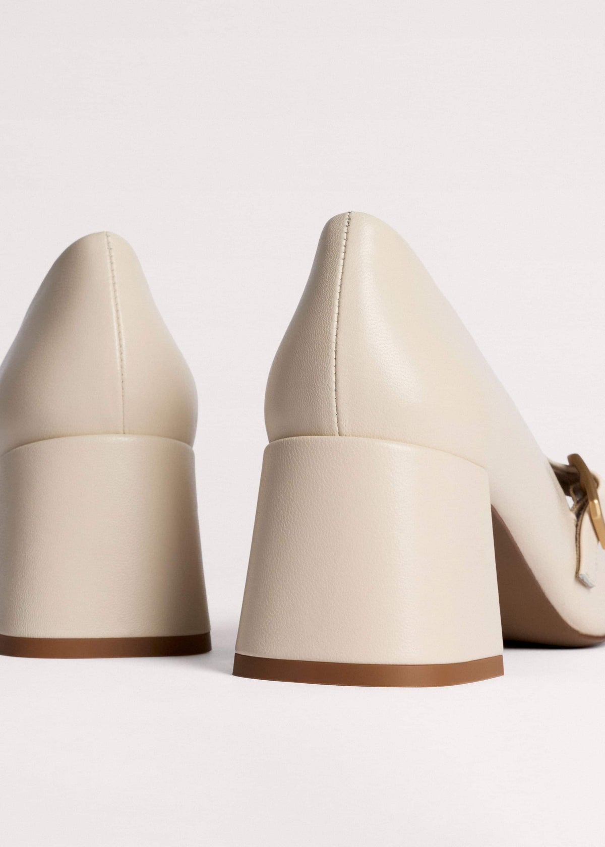 ME+EM Clothing|Accessories Cream Classic Mary Jane Heel