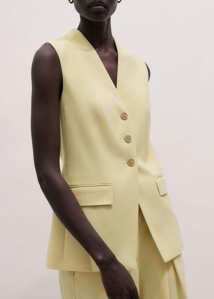 ME+EM Clothing Yellow Longline Vest