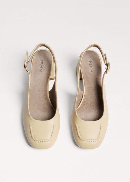 ME+EM Clothing|Accessories Cream Occasion Slingback Heel