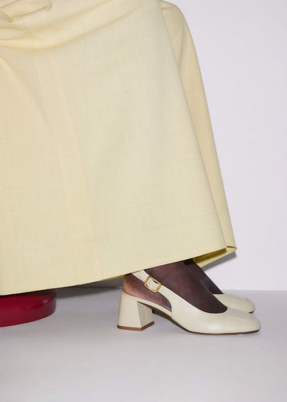 ME+EM Clothing|Accessories Cream Occasion Slingback Heel
