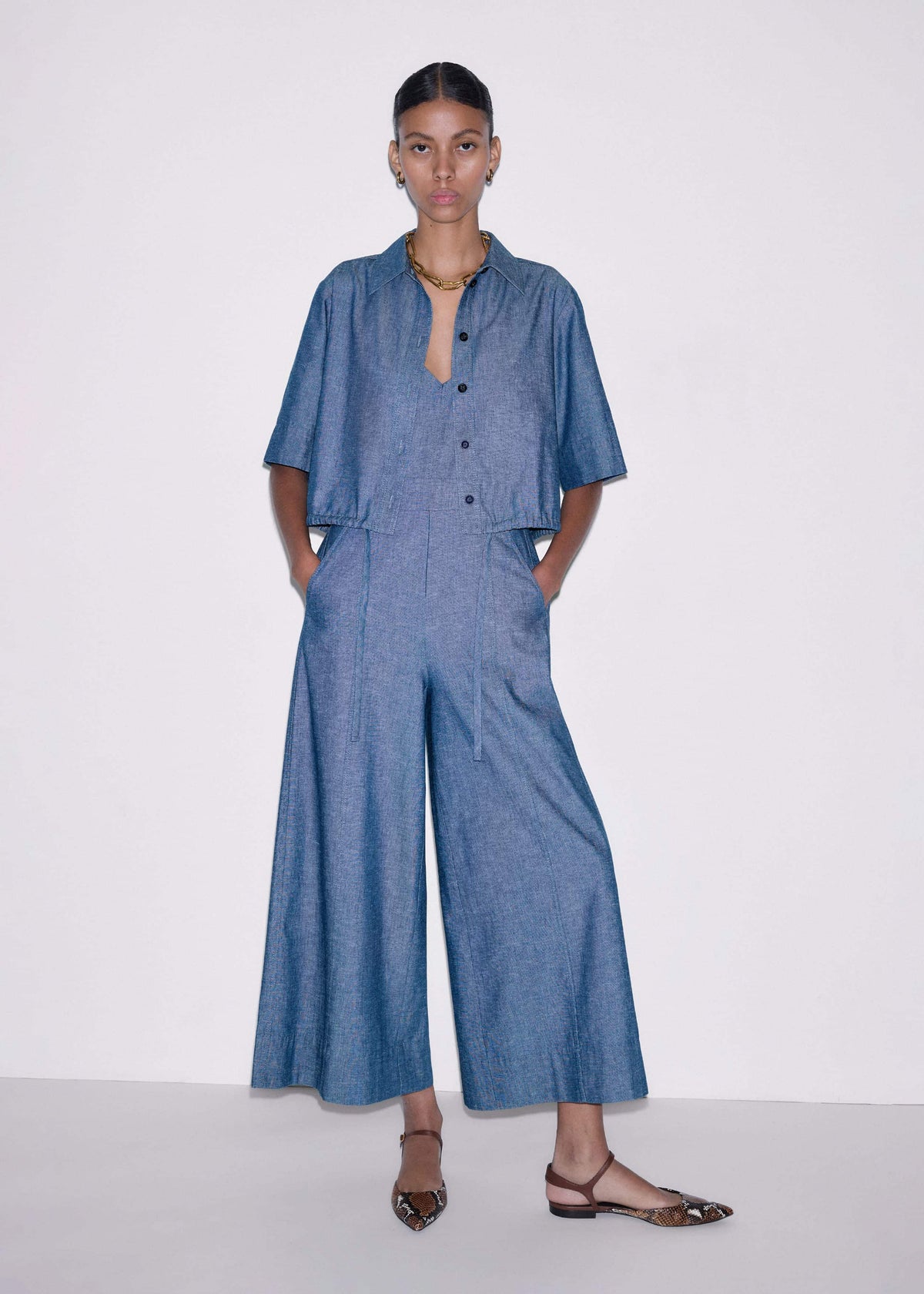ME+EM Clothing Blue 2-in-1 Jumpsuit