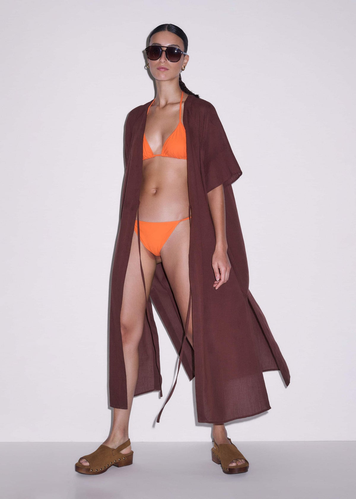 ME+EM Clothing Orange Side Tie Bikini Bottom