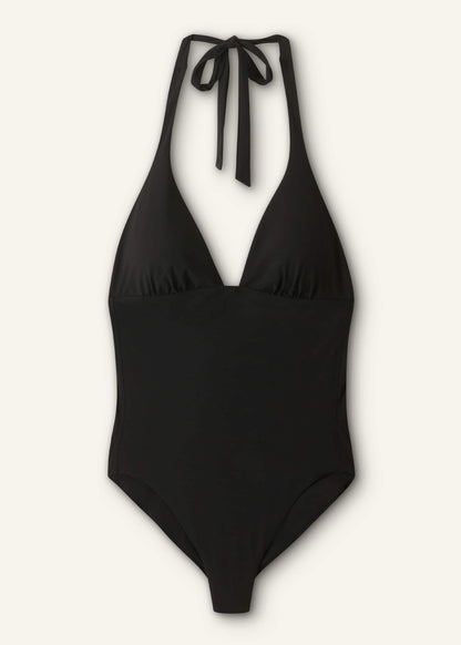 ME+EM Clothing Black Adjustable Halterneck Swimsuit