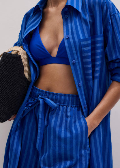 ME+EM Clothing Blue Striped Beach Set
