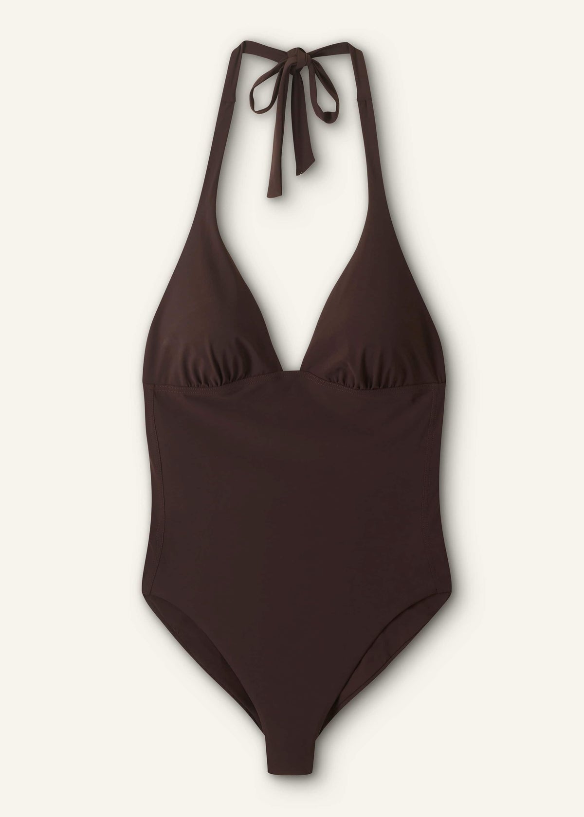 ME+EM Clothing Brown Adjustable Halterneck Swimsuit