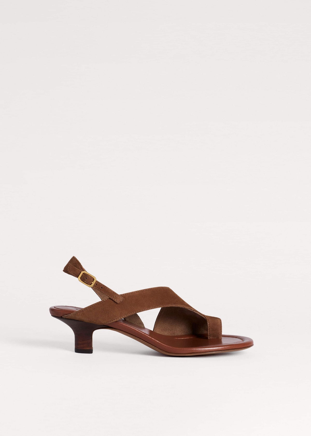 ME+EM Accessories Brown Asymmetric Heel
