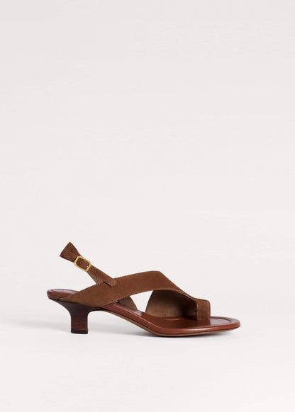ME+EM Accessories Brown Asymmetric Heel