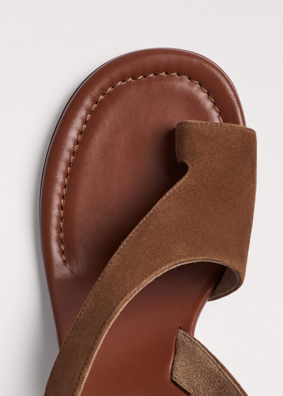 ME+EM Accessories Brown Asymmetric Heel