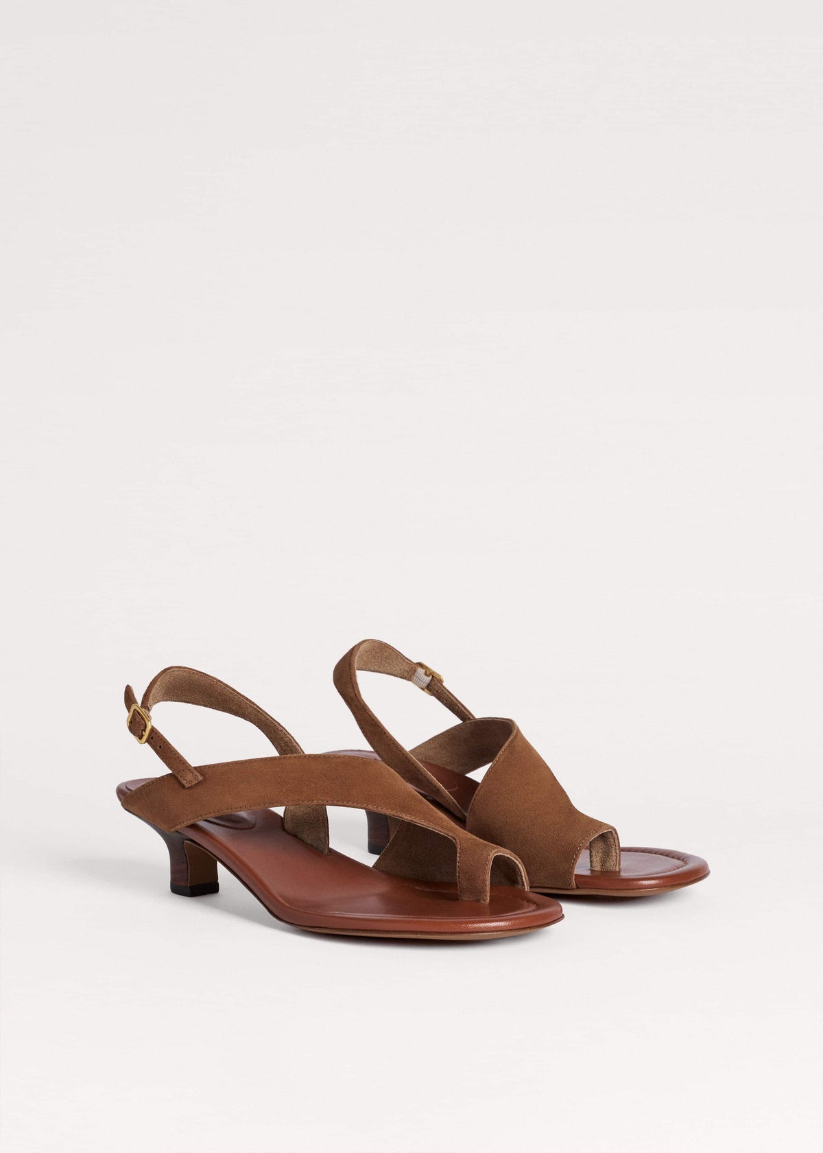 ME+EM Accessories Brown Asymmetric Heel