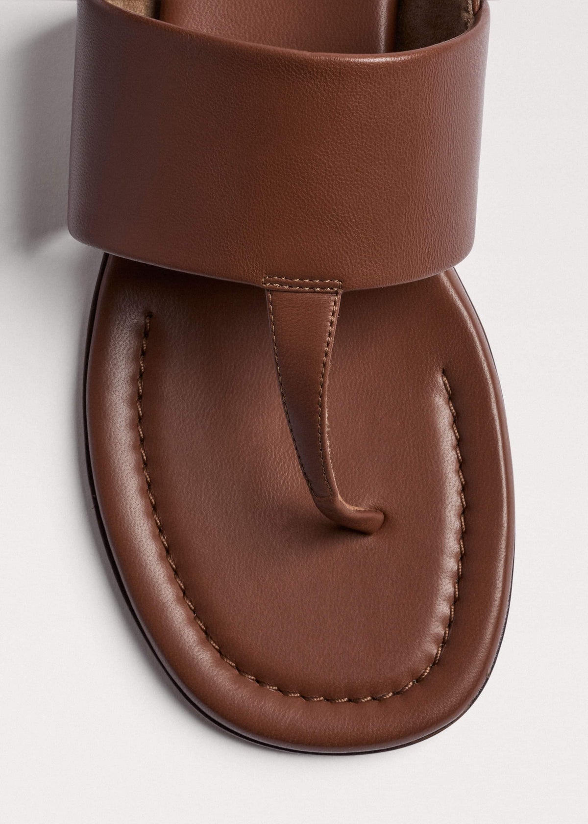 ME+EM Accessories Brown Minimal Sandal