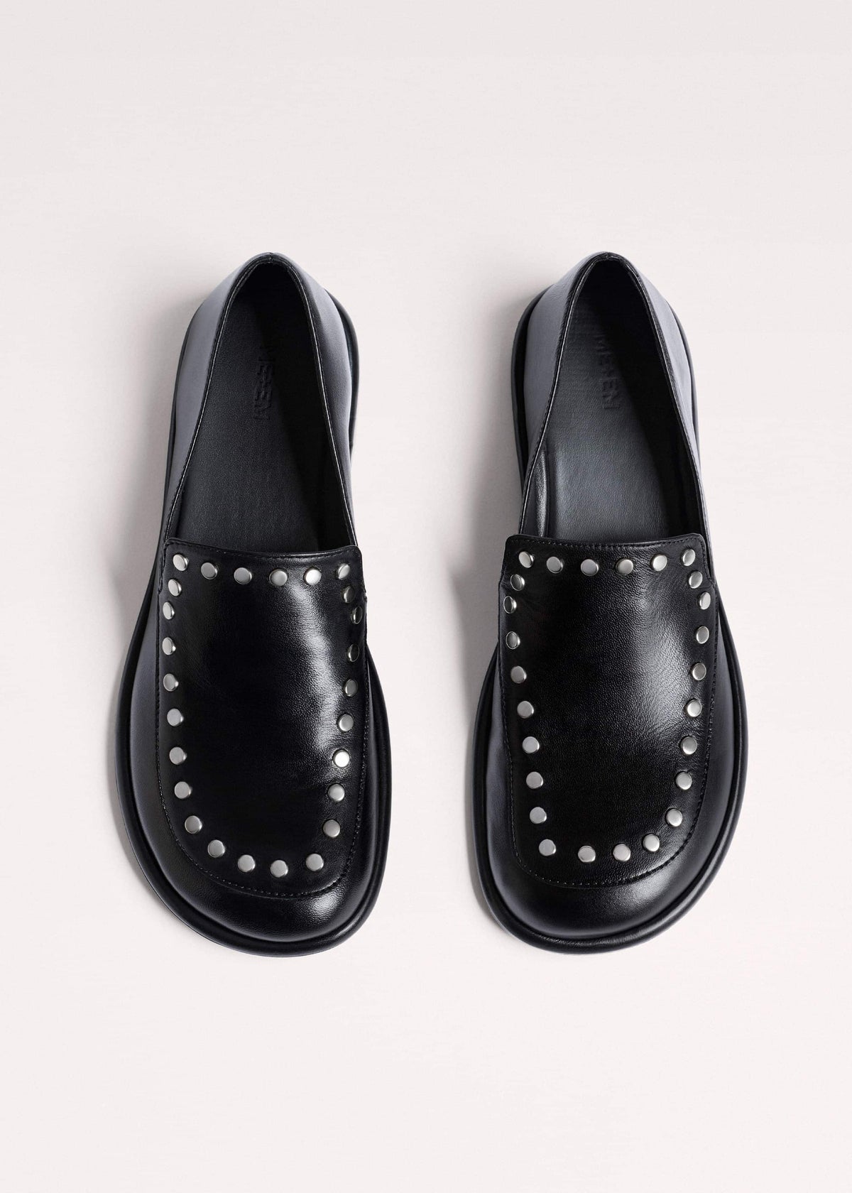 ME+EM Accessories Black Stud Travel Loafer