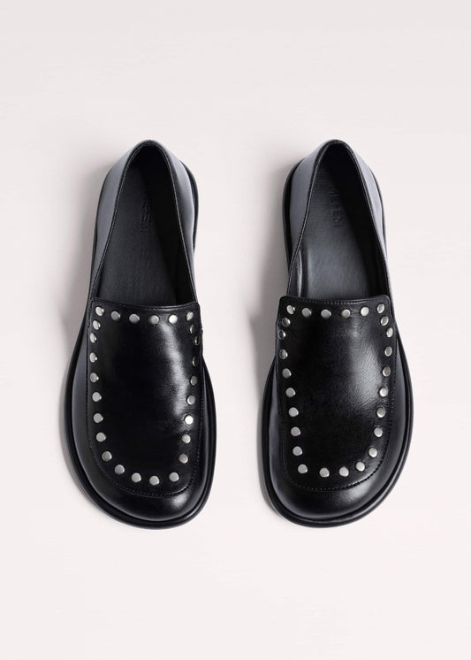ME+EM Accessories Black Stud Travel Loafer