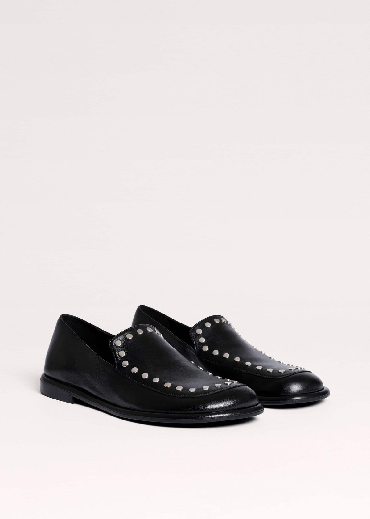 ME+EM Accessories Black Stud Travel Loafer