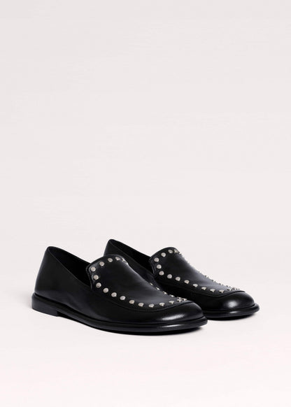 ME+EM Accessories Black Stud Travel Loafer