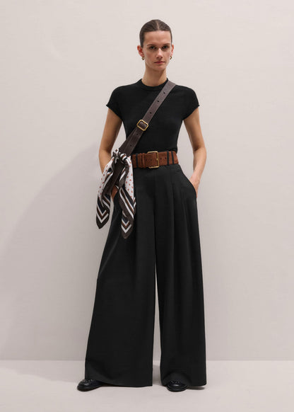 ME+EM Accessories Black Stud Travel Loafer