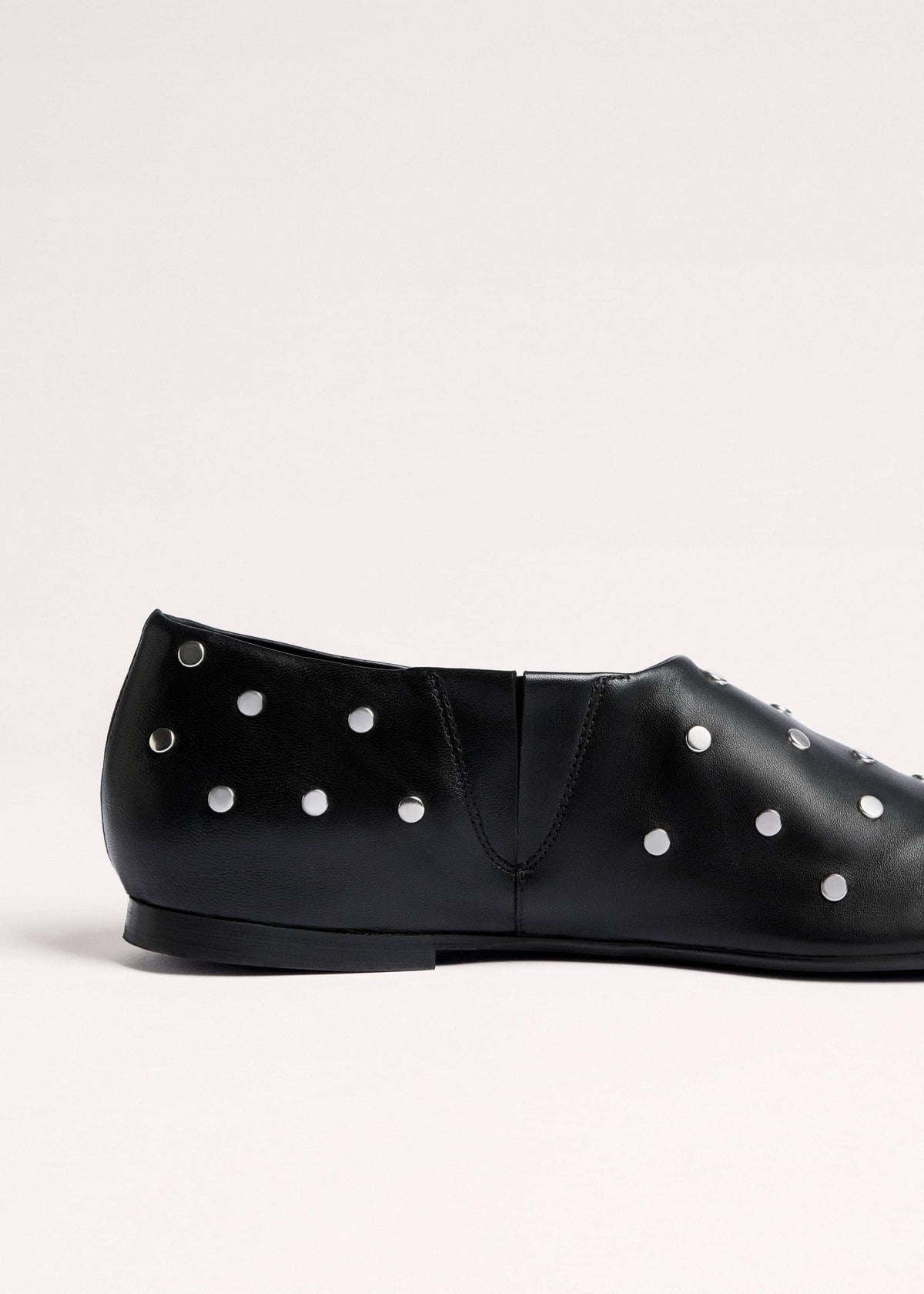 ME+EM Accessories Black Studded Slipper