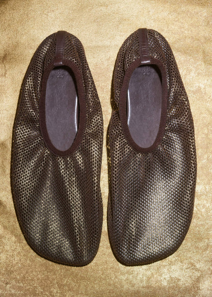 ME+EM Accessories Gold Asymmetric Slipper