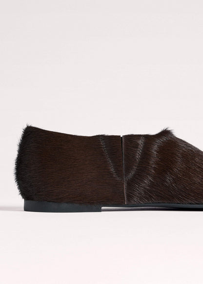 ME+EM Accessories Brown Asymmetric Slipper