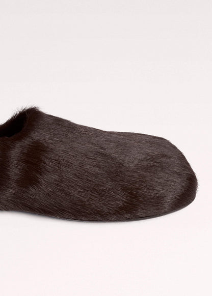 ME+EM Accessories Brown Asymmetric Slipper