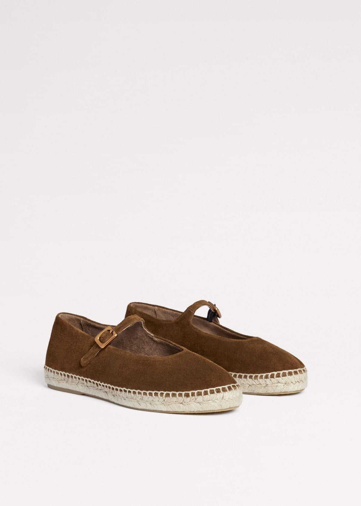 ME+EM Accessories Olive Green Espadrille Mary Jane