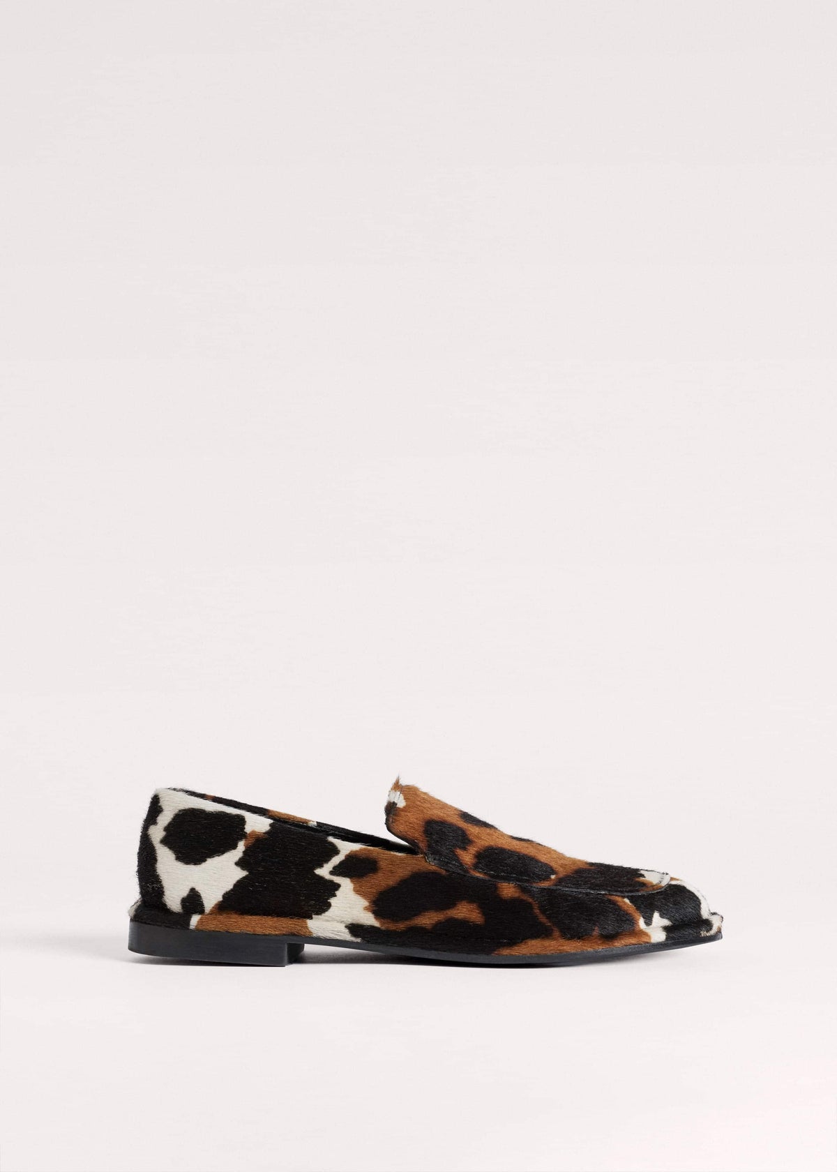 ME+EM Accessories Brown Cow Print Travel Loafer