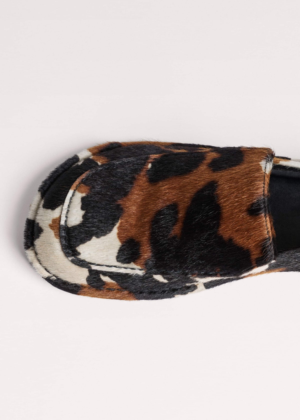 ME+EM Accessories Brown Cow Print Travel Loafer