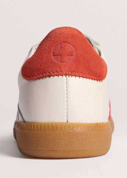 ME+EM Accessories White + Orange Retro Trainer
