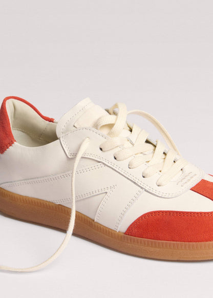 ME+EM Accessories White + Orange Retro Trainer