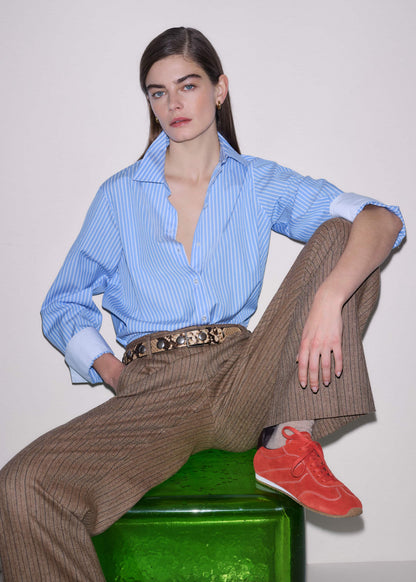 ME+EM Accessories Orange Retro Runner Sneaker