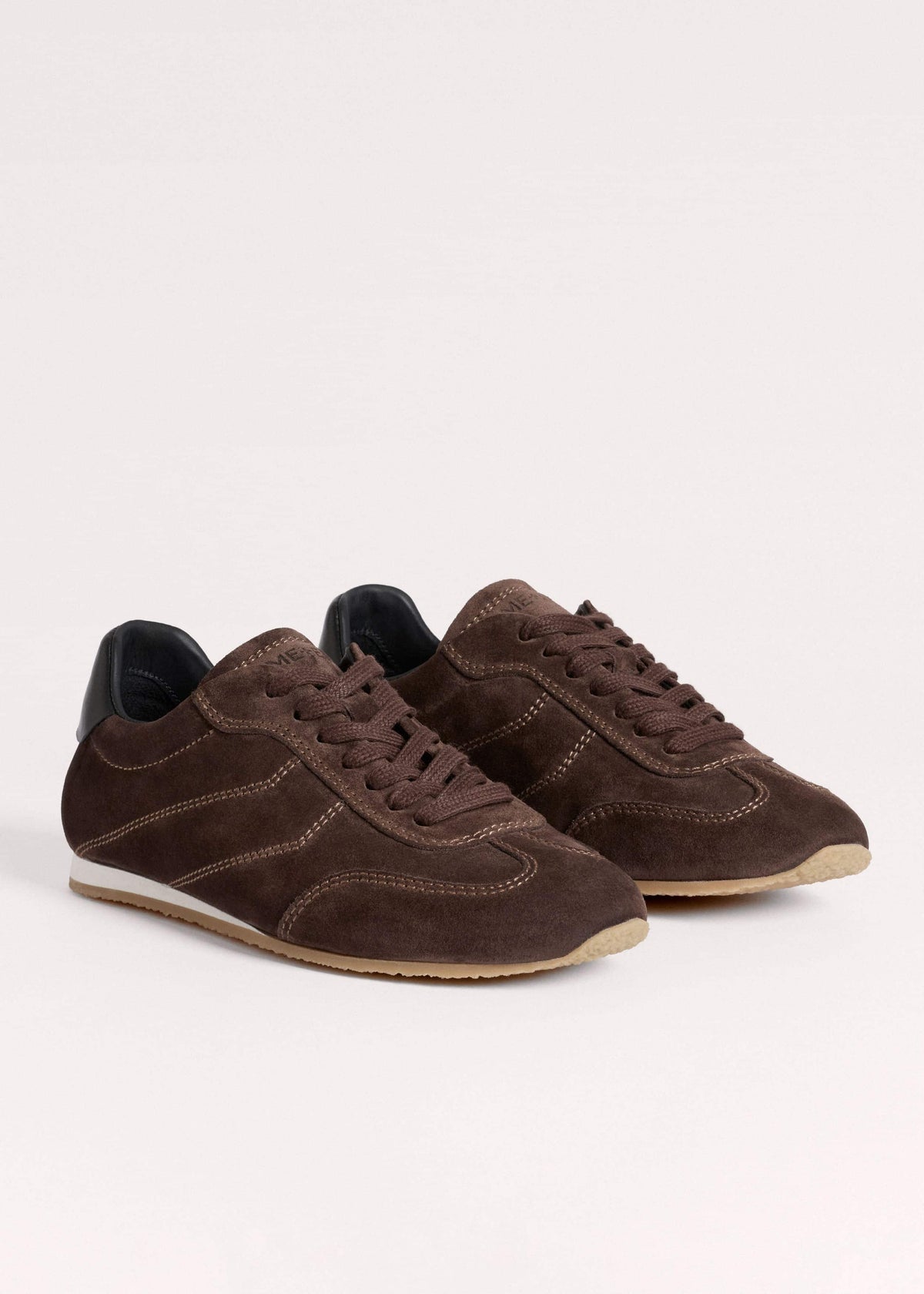 ME+EM Accessories Brown Retro Runner Sneaker