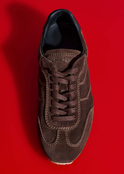 ME+EM Accessories Brown Retro Runner Sneaker