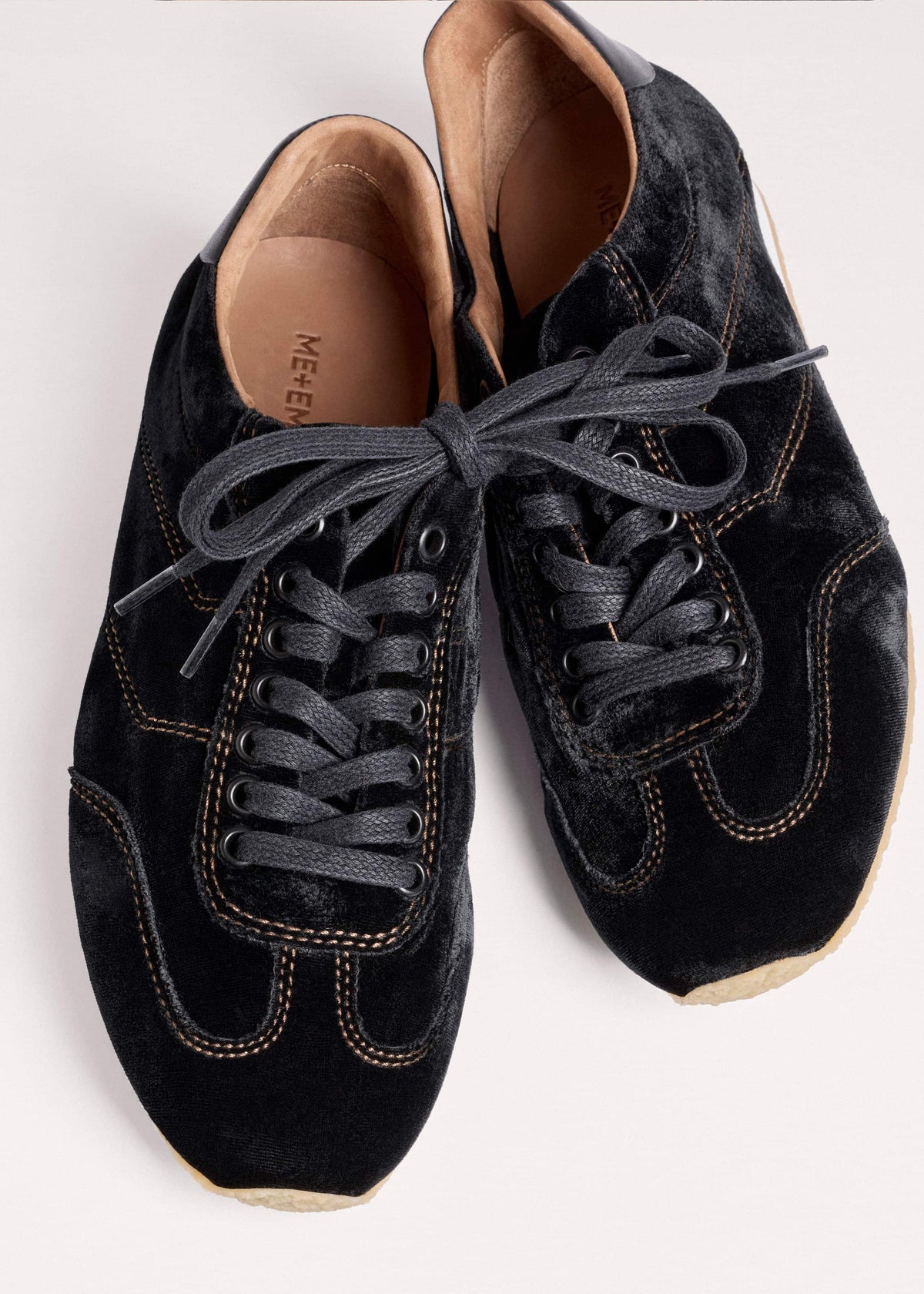 ME+EM Accessories Black Velvet Retro Runner