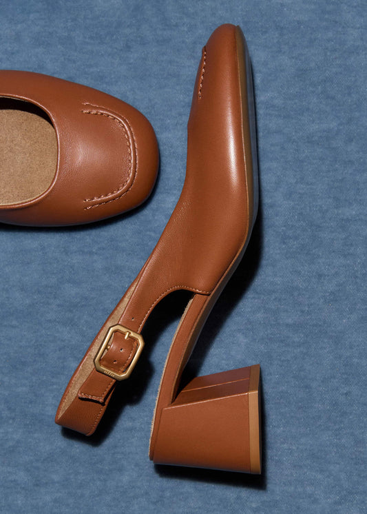 ME+EM Accessories Brown Occasion Slingback