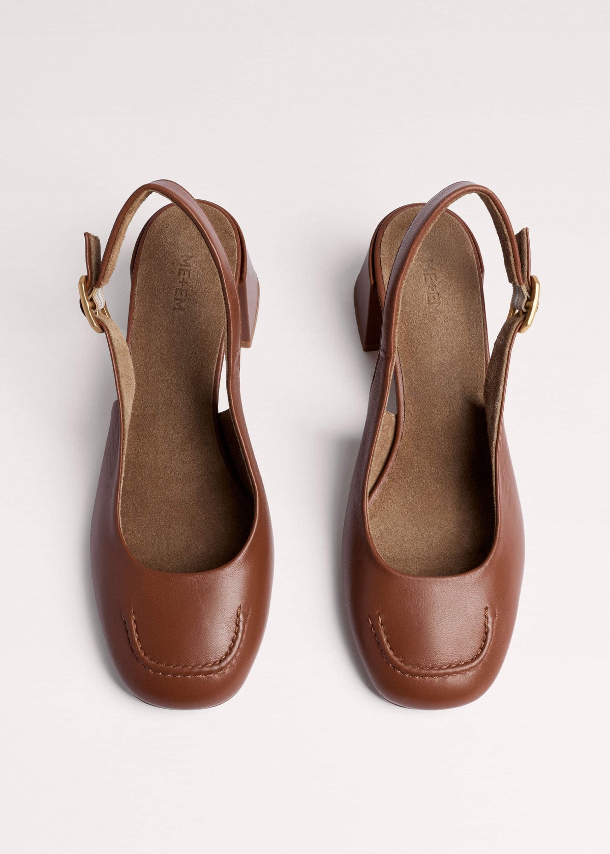 ME+EM Accessories Brown Occasion Slingback
