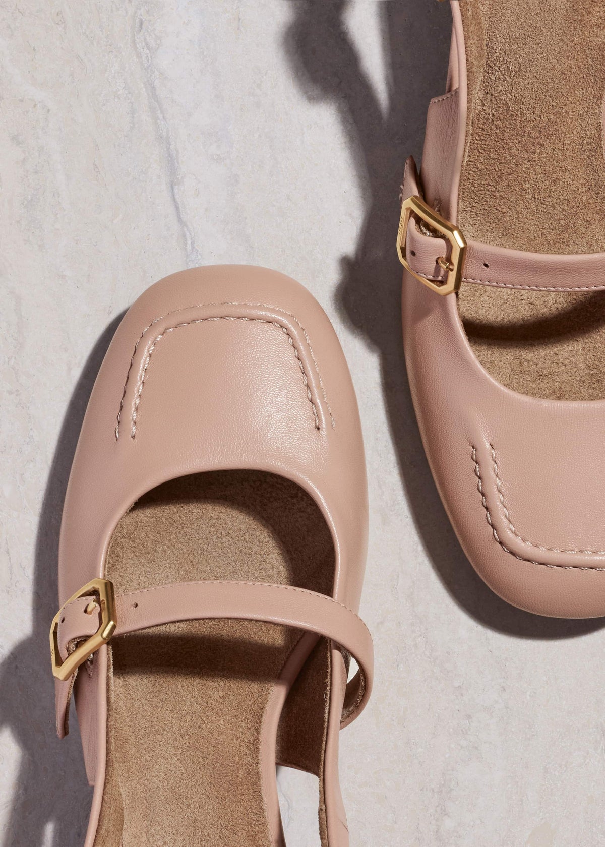 ME+EM Accessories Pink Mary Jane Slingback