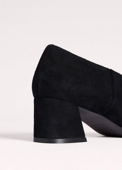 ME+EM Accessories Black High Front Block Heel