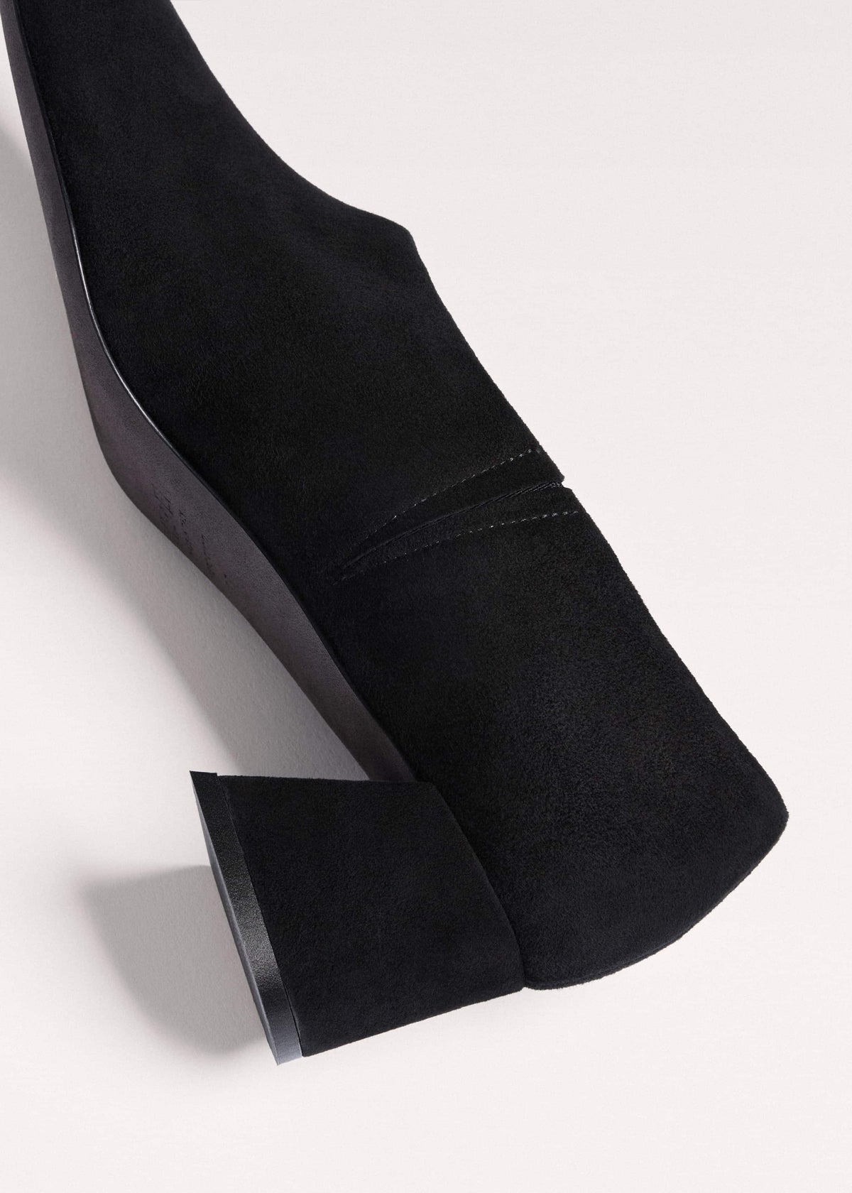 ME+EM Accessories Black High Front Block Heel