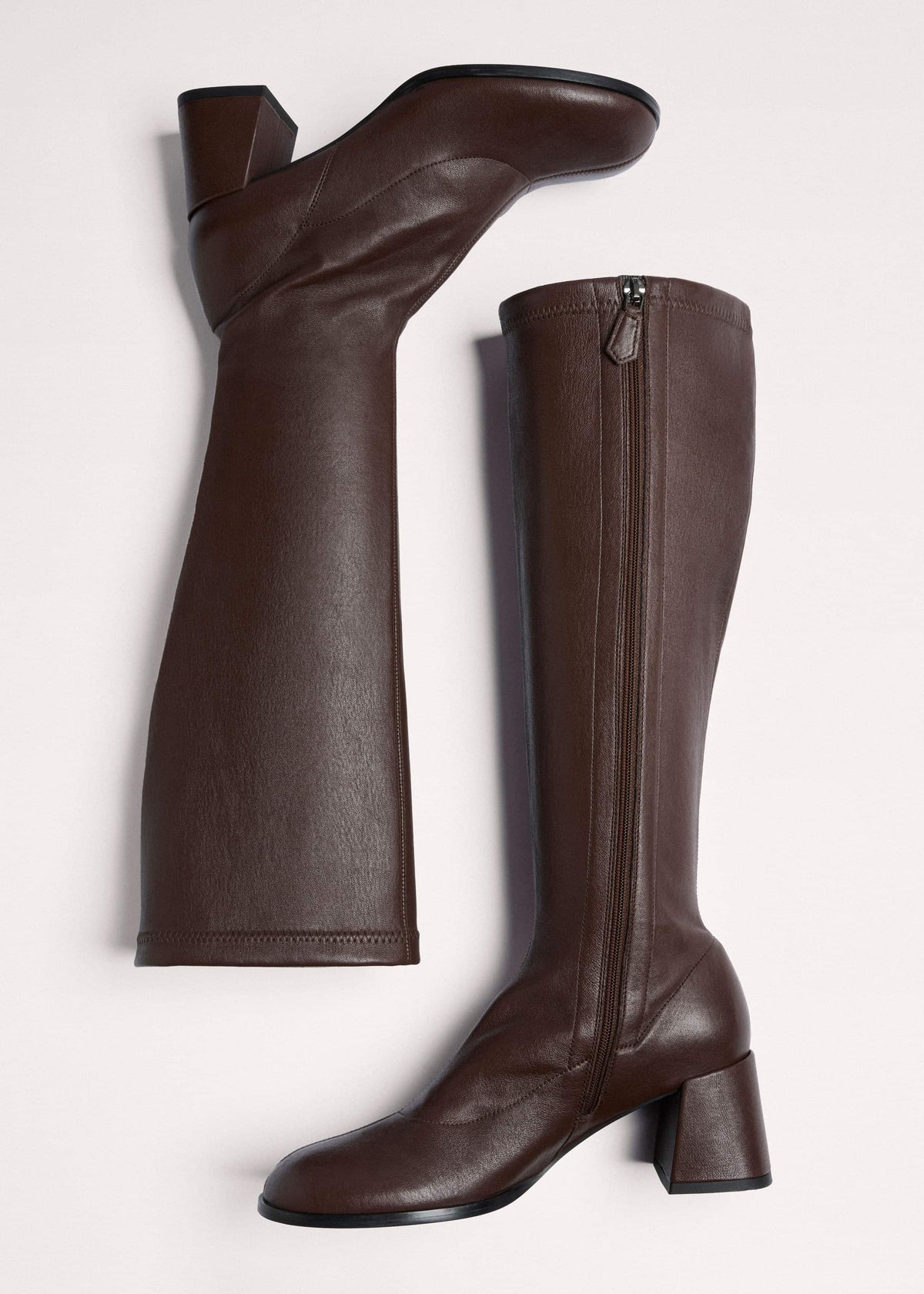 ME+EM Accessories Brown Knee-High Stretch Boot