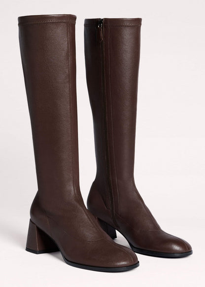 ME+EM Accessories Brown Knee-High Stretch Boot