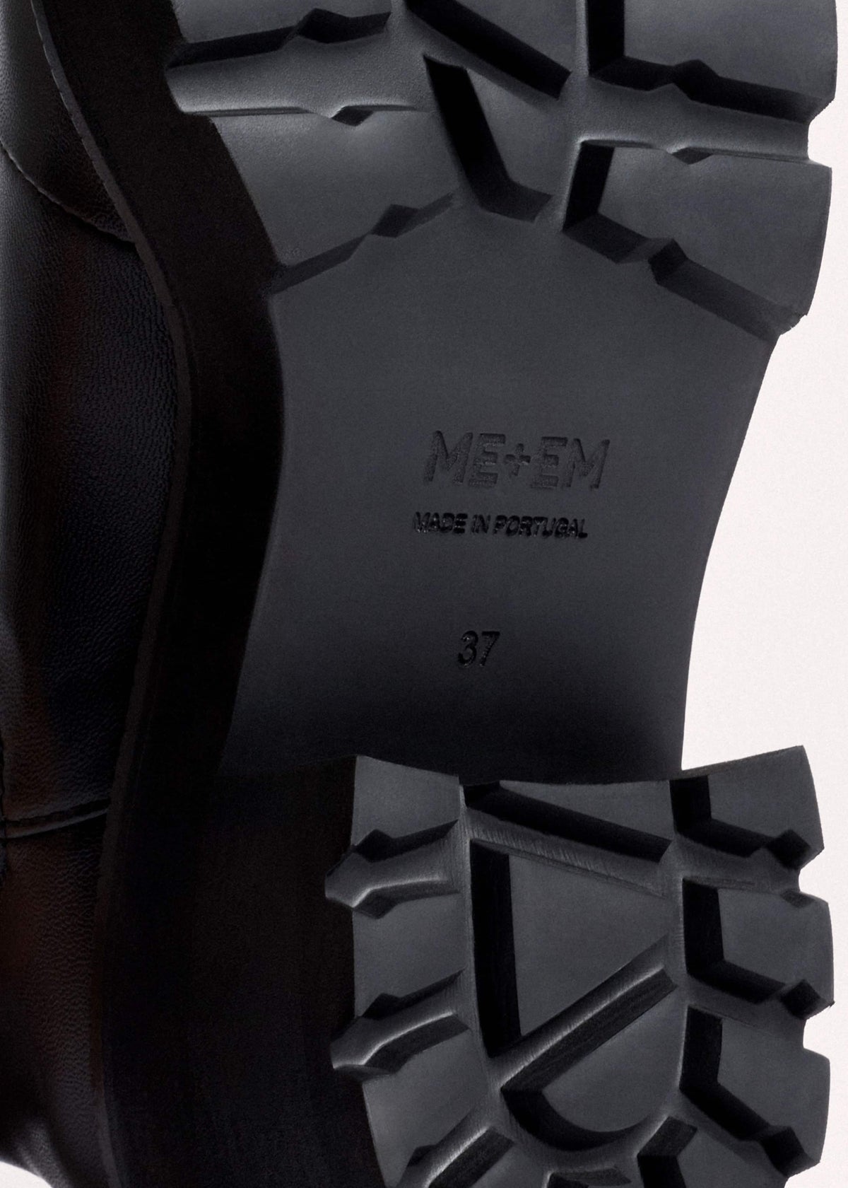 ME+EM Accessories Black Zip Front Boot