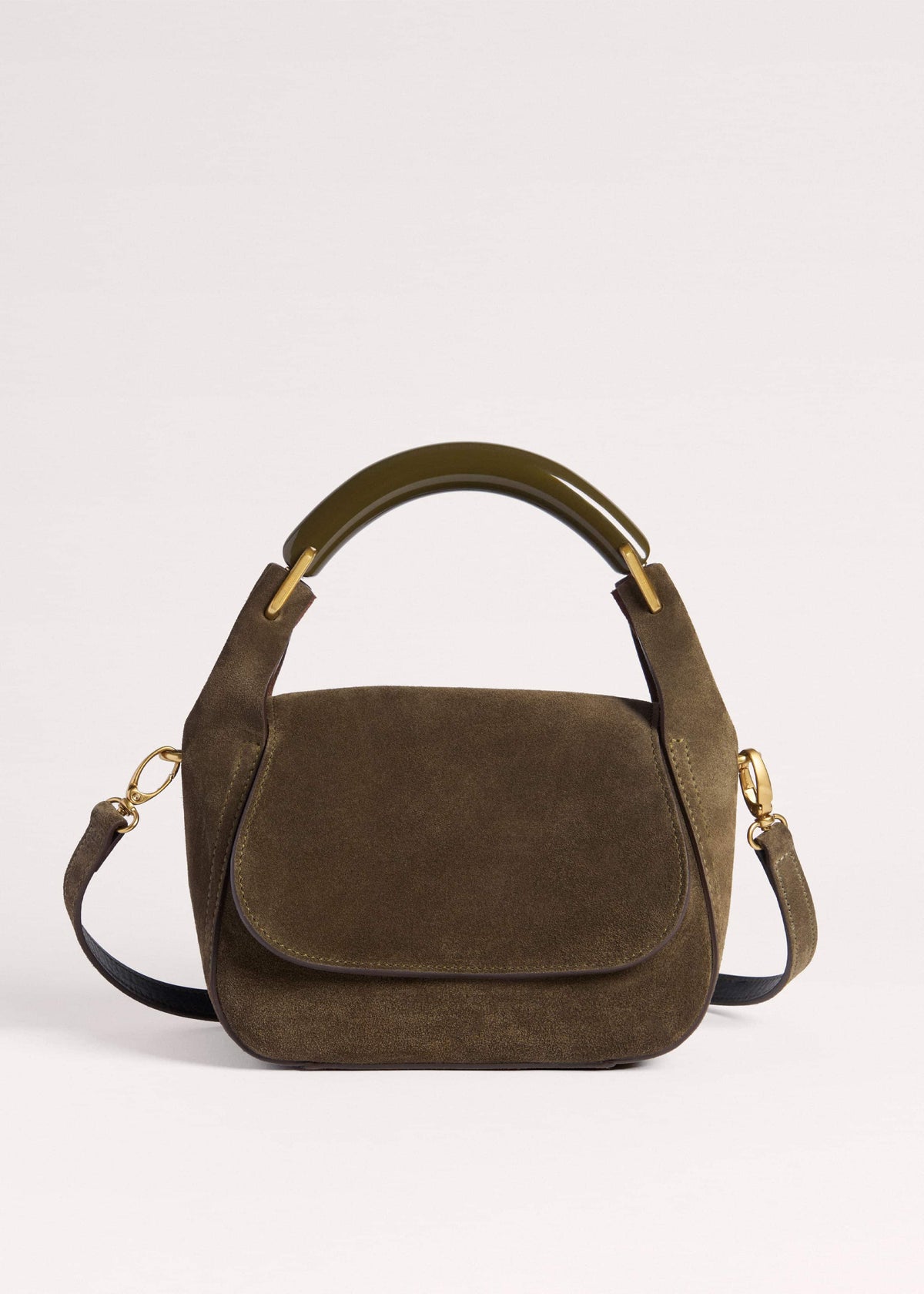 ME+EM Accessories Green Mini Resin Handle Bag