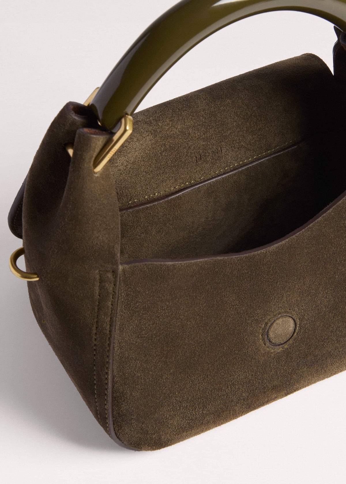 ME+EM Accessories Green Mini Resin Handle Bag