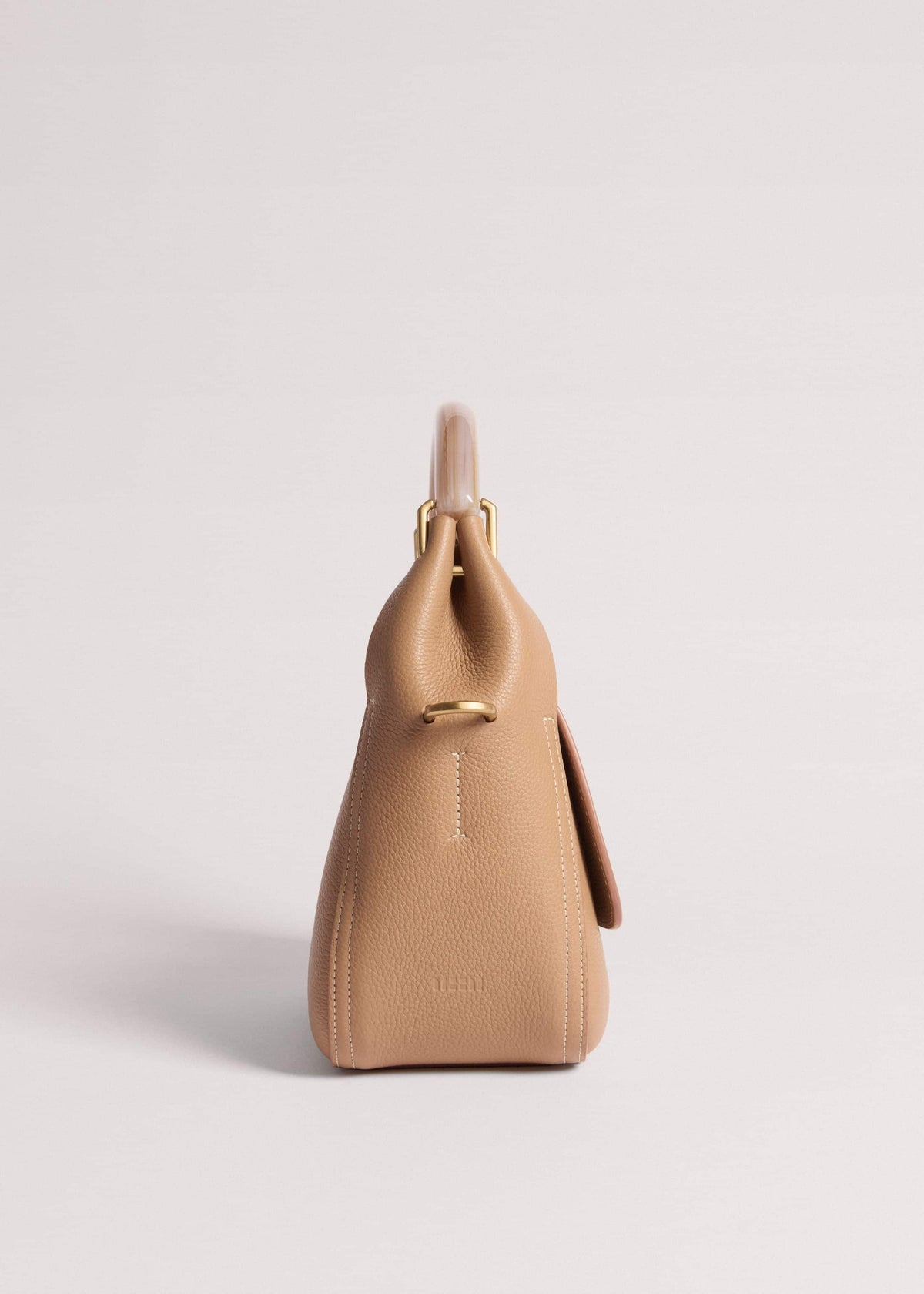 ME+EM Accessories Light Brown Resin Handle Crossbody Bag