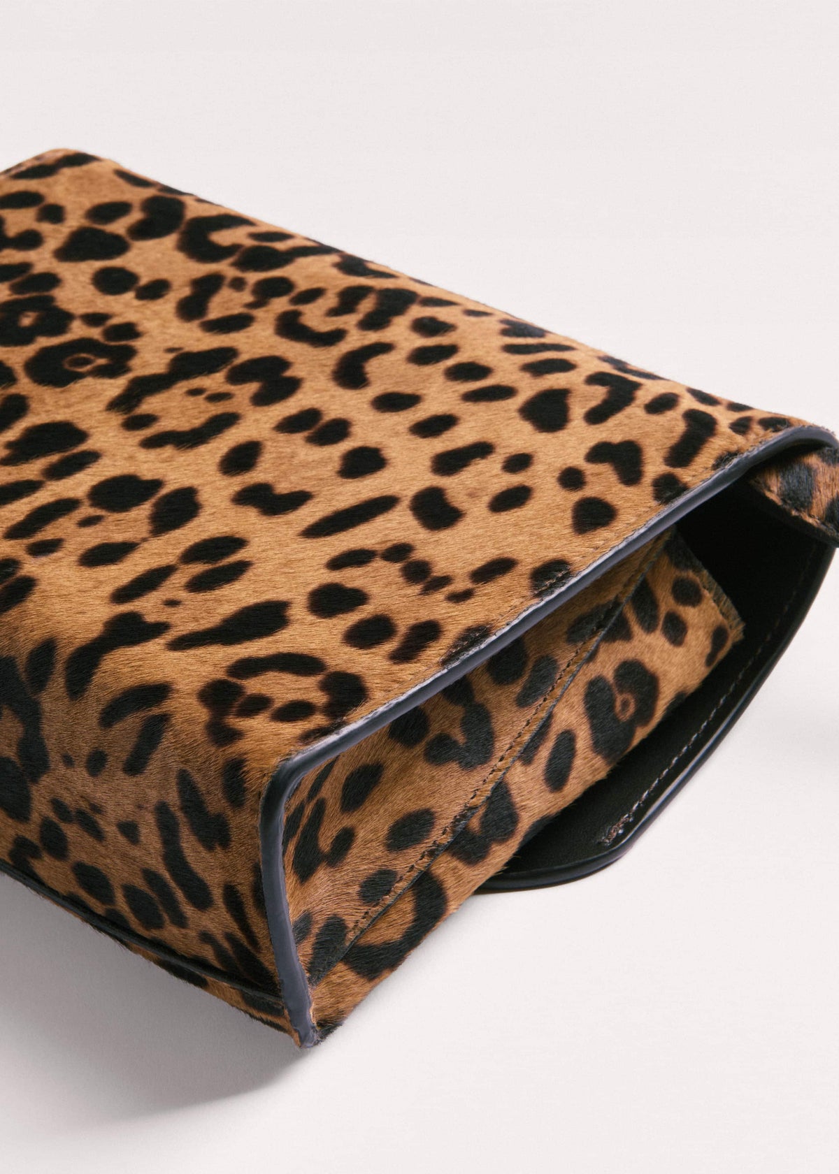 ME+EM Accessories Brown 2-Way Leopard Print Crossbody Bag