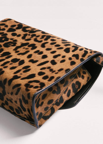 ME+EM Accessories Brown 2-Way Leopard Print Crossbody Bag