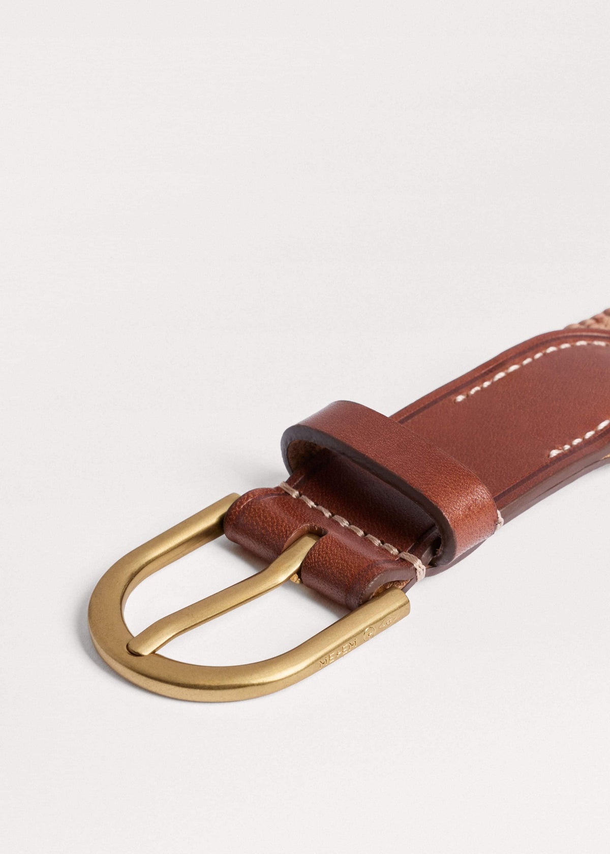 ME+EM Accessories Pink Raffia Summer Belt